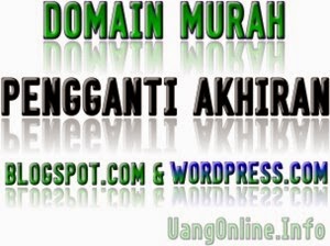 Domain Murah Pengganti Blogspot Dan WordPress - Kerja Sampingan Online